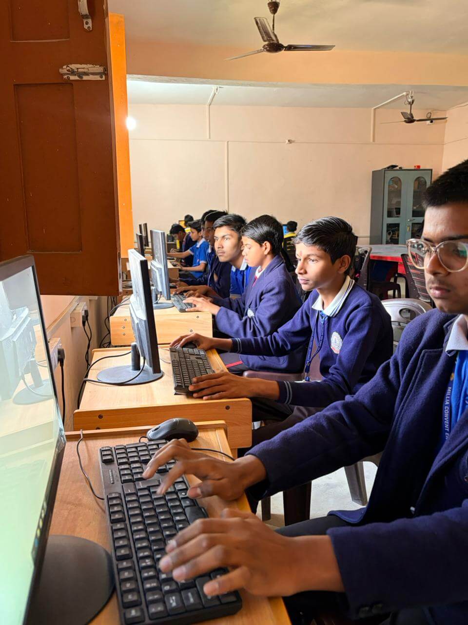 Millia Convent English School Library