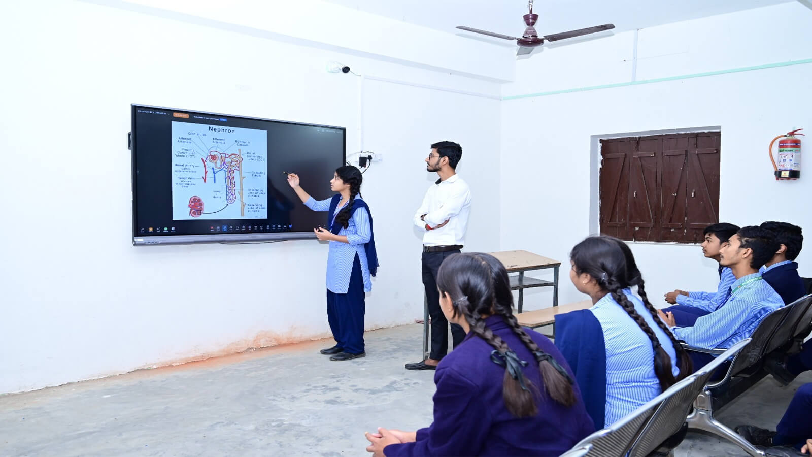 Smart Classes at Millia Convent English School